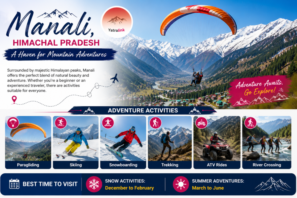 Manali, Himachal Pradesh – A Haven for Mountain Adventures