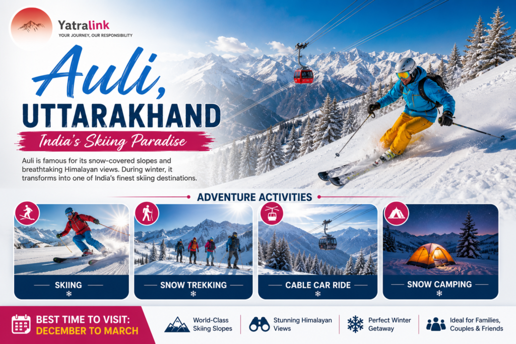 Auli, Uttarakhand – India's Skiing Paradise